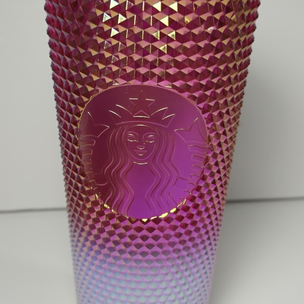 Starbucks pink multi ombre 24 oz tumbler nwt - Picture 4 of 5